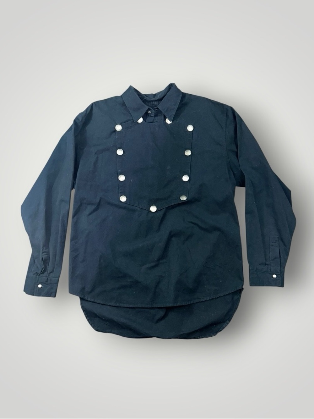 Scully Black Button-Front Casual Shirt